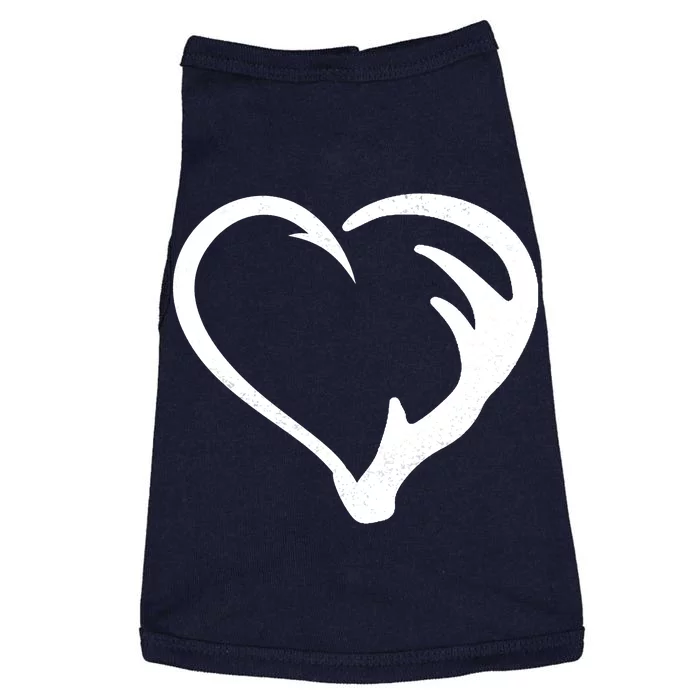 Hunting Fishing Antler Heart Hunter Doggie Tank