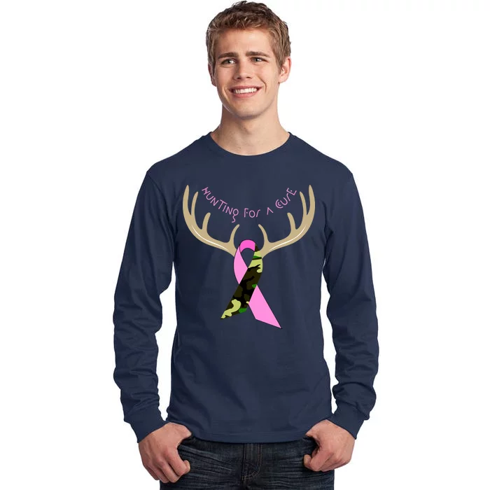 Hunting For A Cure Breast cancer Tall Long Sleeve T-Shirt