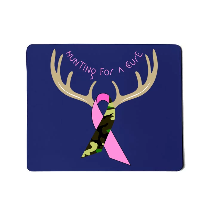 Hunting For A Cure Breast cancer Mousepad