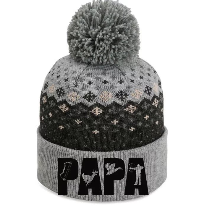 Hunting Papa The Baniff Cuffed Pom Beanie