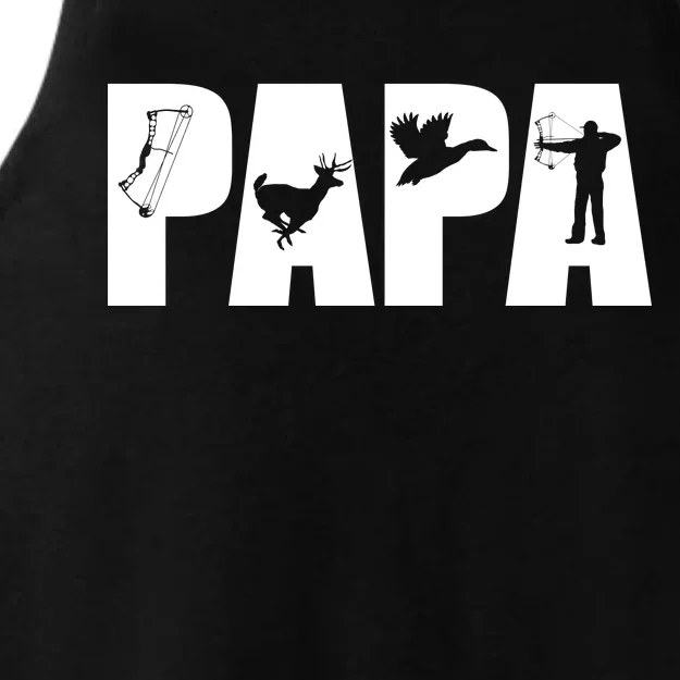 Hunting Papa Ladies Tri-Blend Wicking Tank