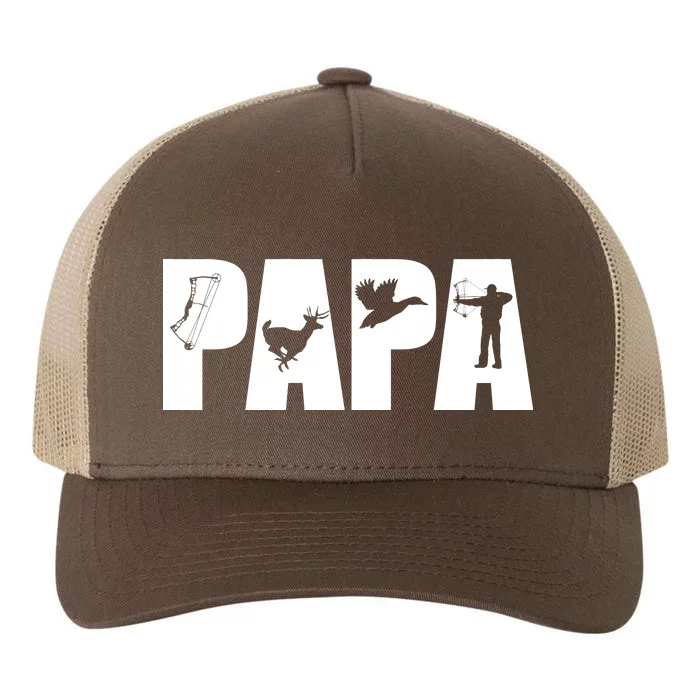 Hunting Papa Yupoong Adult 5-Panel Trucker Hat