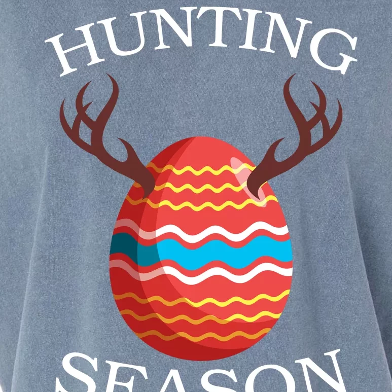 Hunting Season Deer Easter Egg Garment-Dyed Women's Muscle Tee