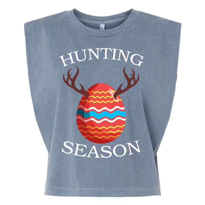 Hunting Season Deer Easter Egg Garment-Dyed Women's Muscle Tee