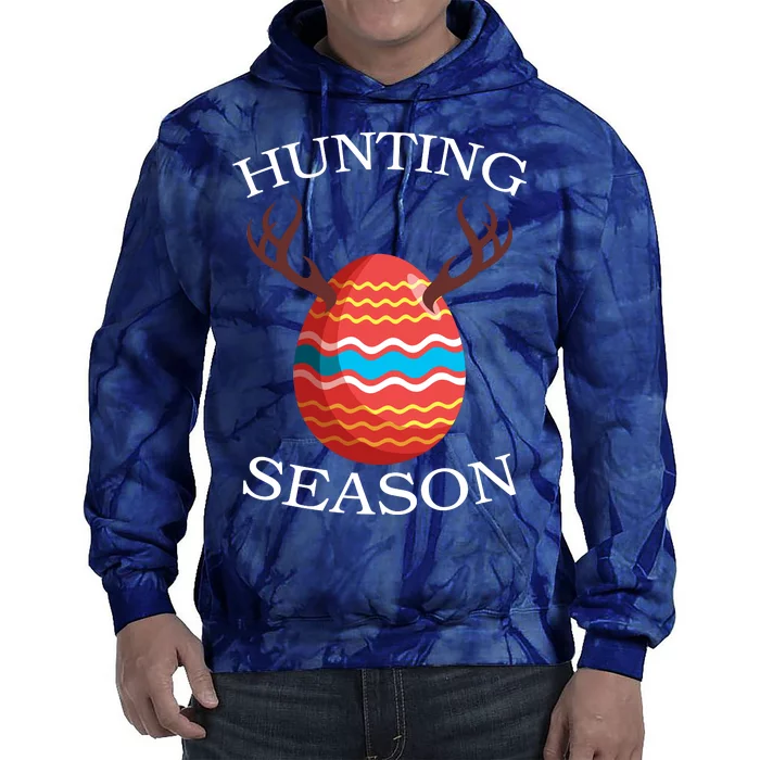 Hunting Season Deer Easter Egg Tie Dye Hoodie