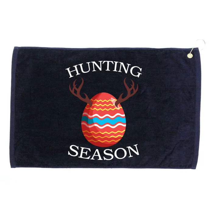 Hunting Season Deer Easter Egg Grommeted Golf Towel