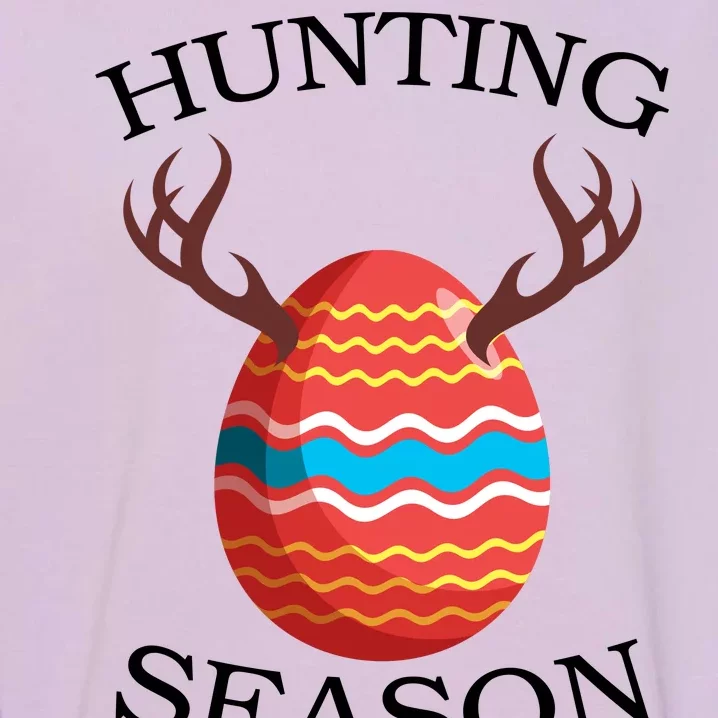 Hunting Season Deer Easter Egg Garment-Dyed Sweatshirt