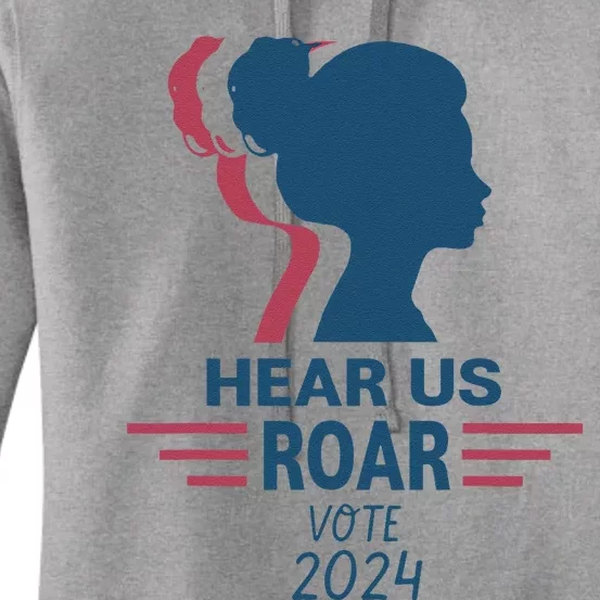 Hear Us Roar Vote 2024 Women's Pullover Hoodie