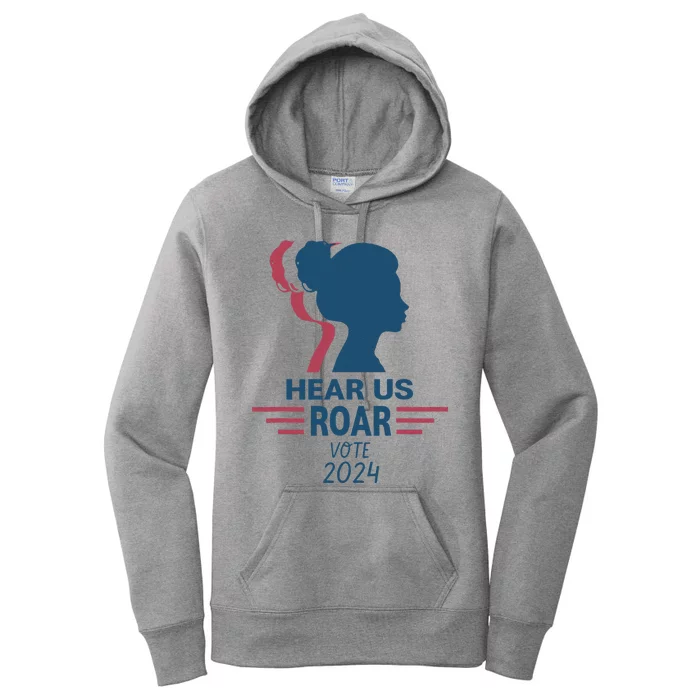 Hear Us Roar Vote 2024 Women's Pullover Hoodie