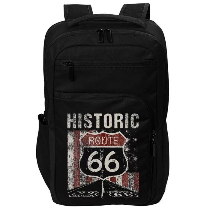 Historic U.S.A. Route 66 Highway Impact Tech Backpack