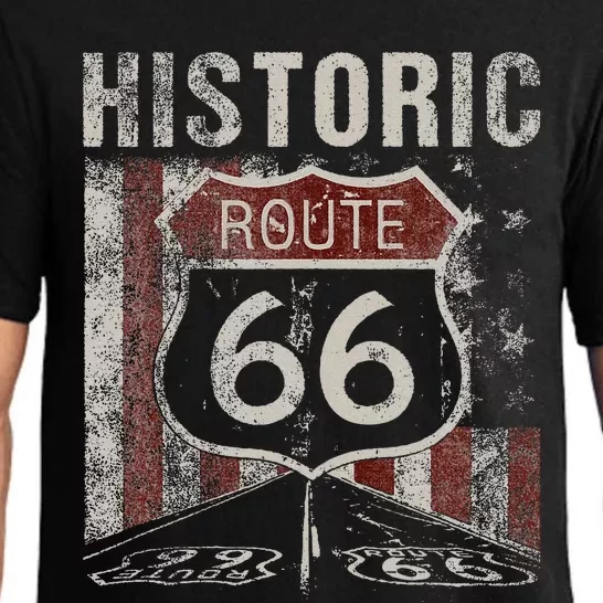 Historic U.S.A. Route 66 Highway Pajama Set