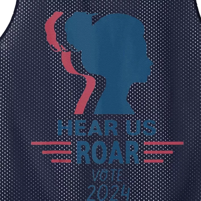 Hear Us Roar Vote 2024 Mesh Reversible Basketball Jersey Tank