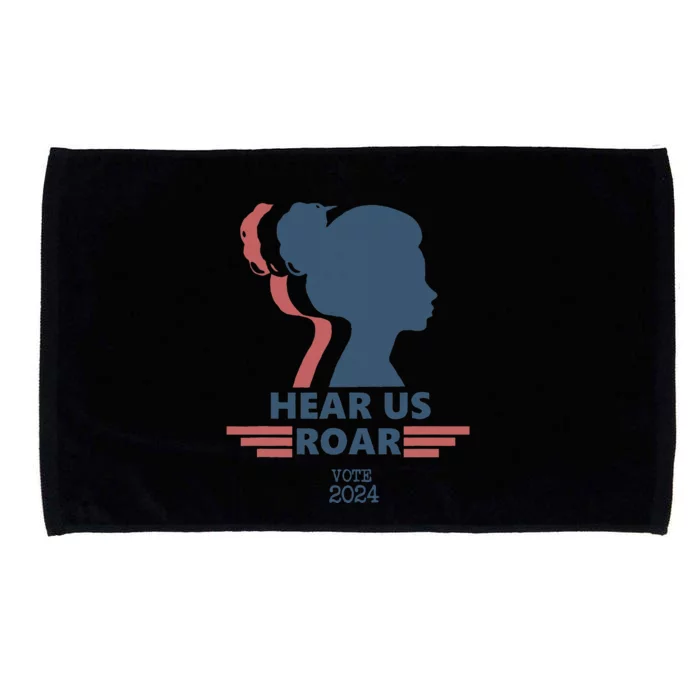 Hear Us Roar Vote 2024 Empowerment Microfiber Hand Towel