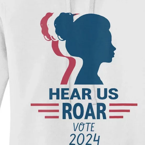 Hear Us Roar Vote 2024 Right Women's Pullover Hoodie