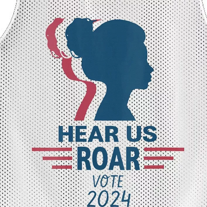 Hear Us Roar Vote 2024 Right Mesh Reversible Basketball Jersey Tank