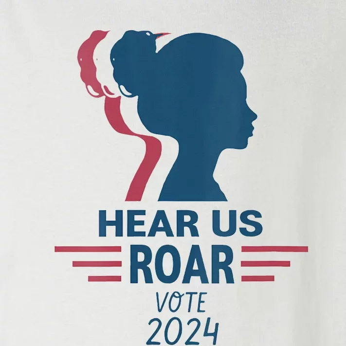 Hear Us Roar Vote 2024 Right Toddler Long Sleeve Shirt