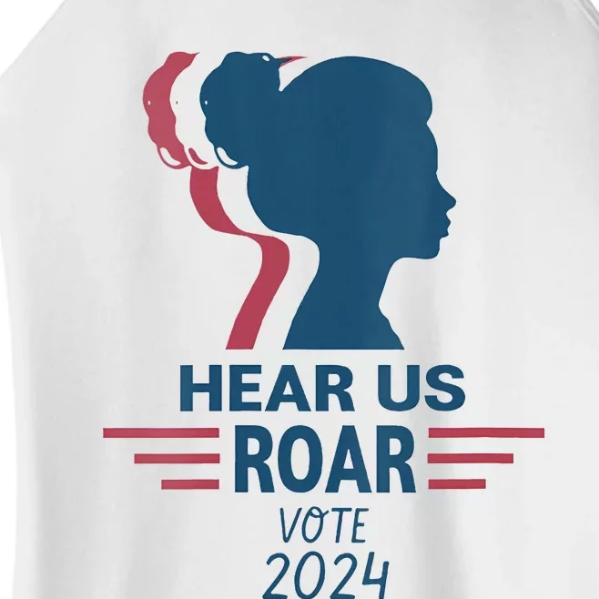 Hear Us Roar Vote 2024 Right Women’s Perfect Tri Rocker Tank