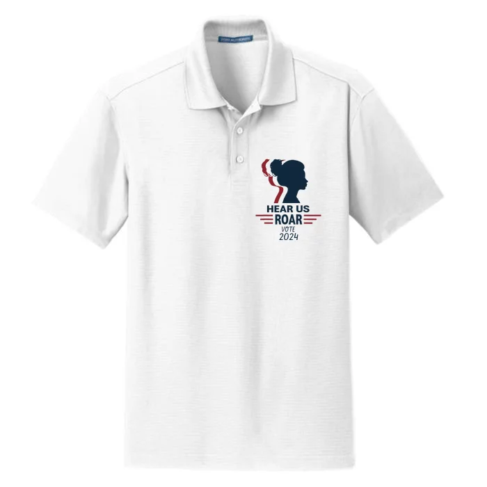 Hear Us Roar Vote 2024 Dry Zone Grid Performance Polo