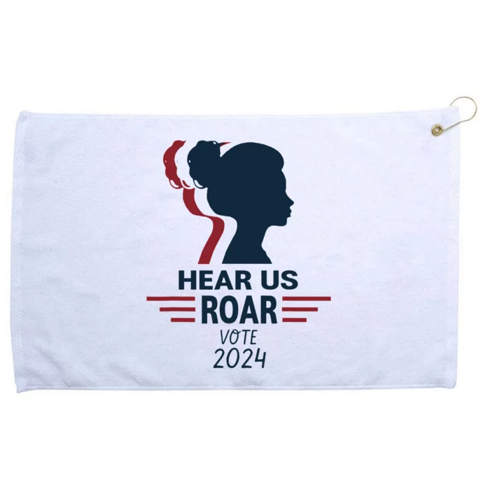 Hear Us Roar Vote 2024 Grommeted Golf Towel