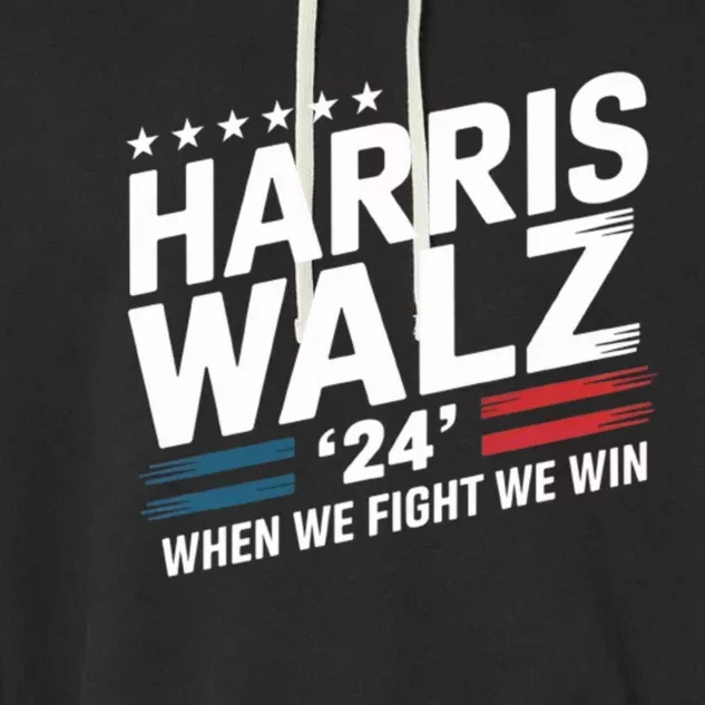 Harriswalz United Stronger Tomorrow Cool Gift Garment-Dyed Fleece Hoodie