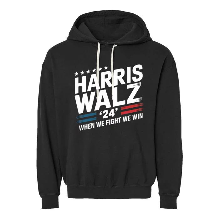 Harriswalz United Stronger Tomorrow Cool Gift Garment-Dyed Fleece Hoodie