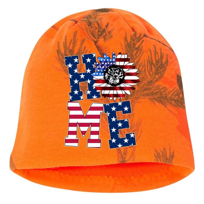 Home USA Sunflower Independence Day Celebration Kati - Camo Knit Beanie