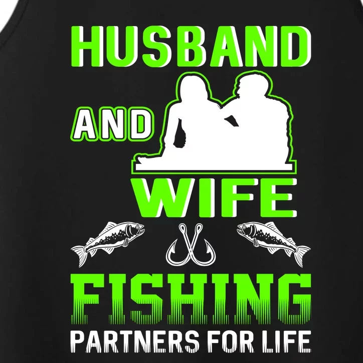 Husband and Wife Fishing Partners for Life Performance Tank