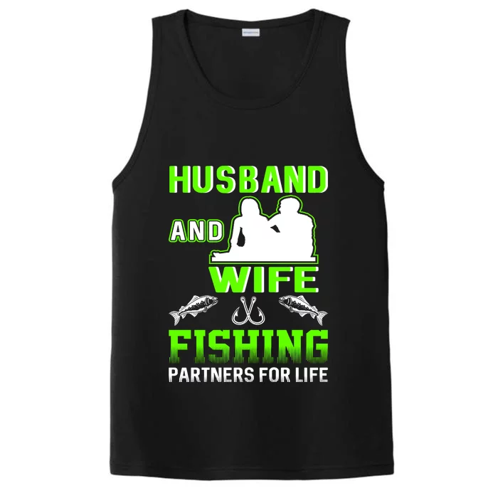 Husband and Wife Fishing Partners for Life Performance Tank