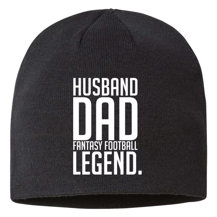 Husband Dad Fantasy Football Legend 8 1/2in Sustainable Knit Beanie