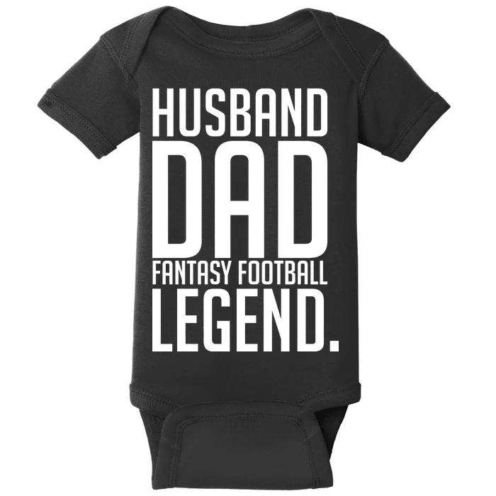 Husband Dad Fantasy Football Legend Baby Bodysuit