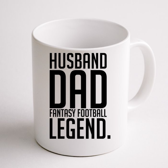 Husband Dad Fantasy Football Legend Front & Back Coffee Mug