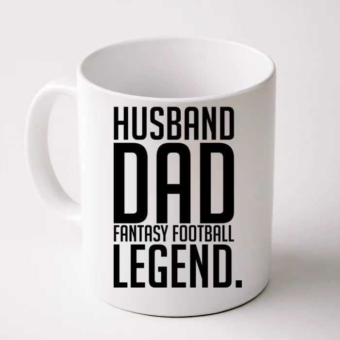 Husband Dad Fantasy Football Legend Front & Back Coffee Mug