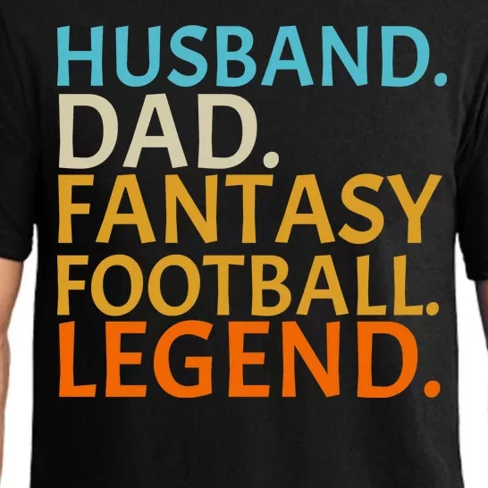 Husband Dad Fantasy Football Legend1 Pajama Set