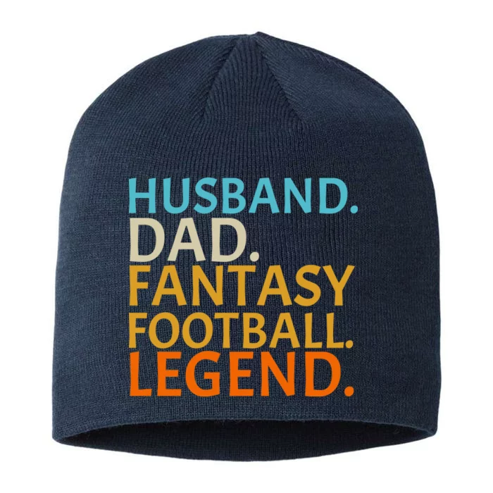 Husband Dad Fantasy Football Legend1 8 1/2in Sustainable Knit Beanie