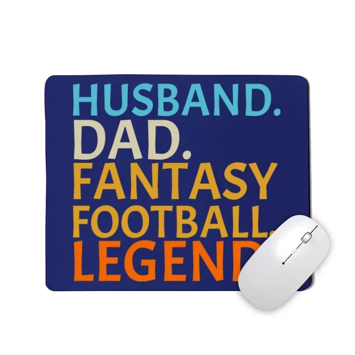 Husband Dad Fantasy Football Legend1 Mousepad