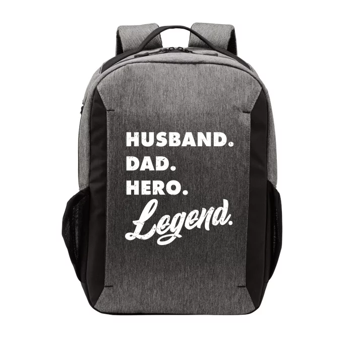 Husband Dad Hero Legend Vector Backpack