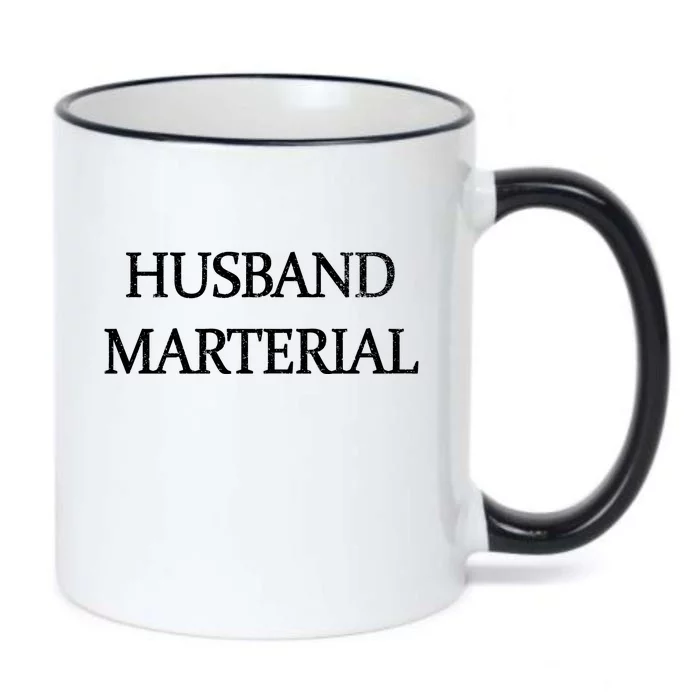 Husband Material Black Color Changing Mug