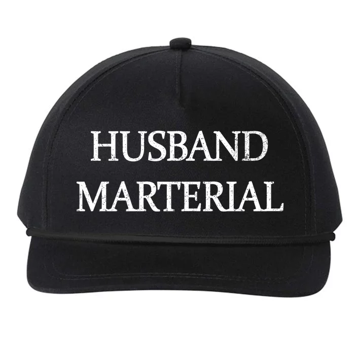 Husband Material Snapback Five-Panel Rope Hat