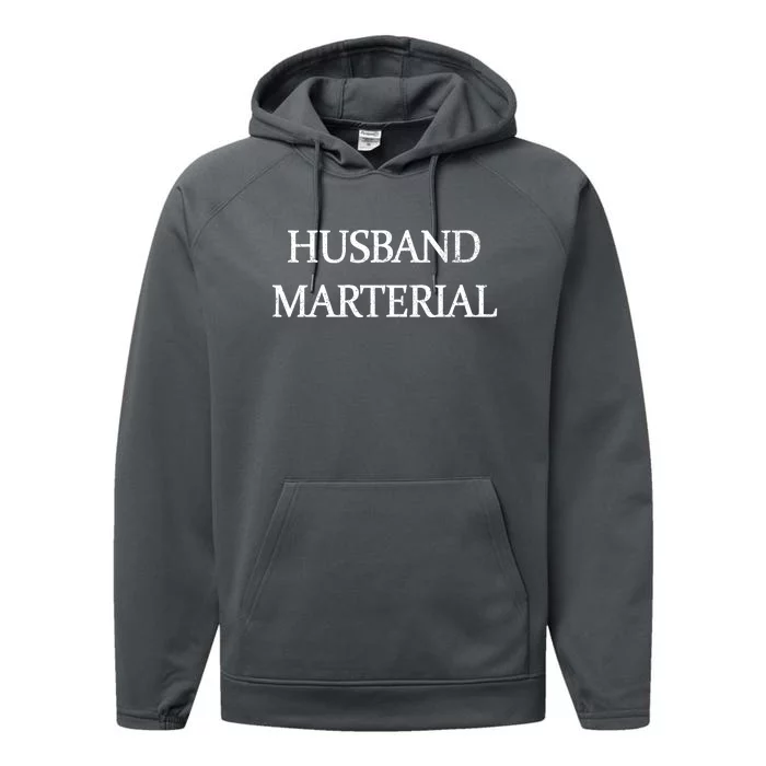 Husband Material Performance Fleece Hoodie