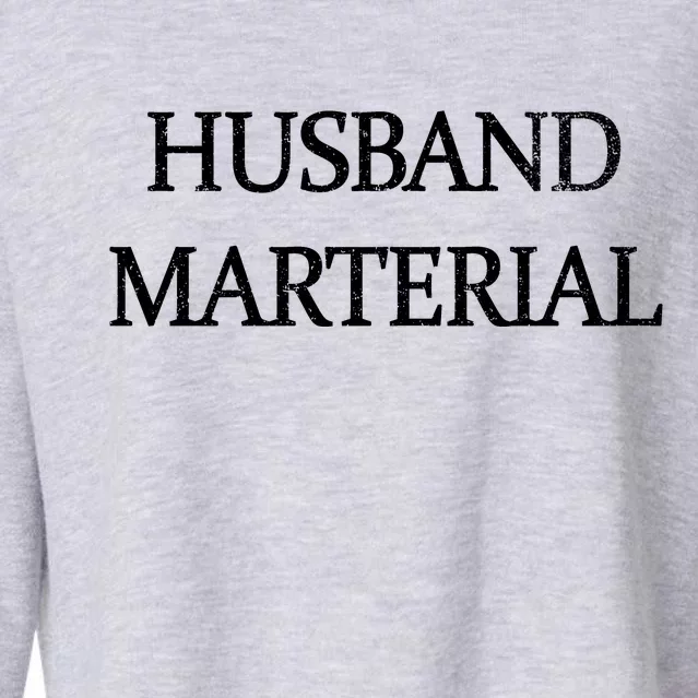 Husband Material Cropped Pullover Crew