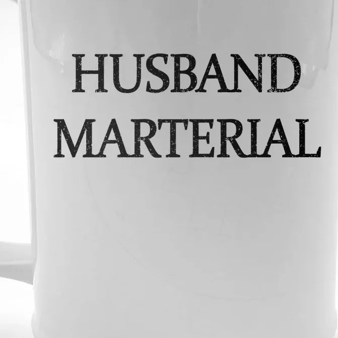 Husband Material Front & Back Beer Stein