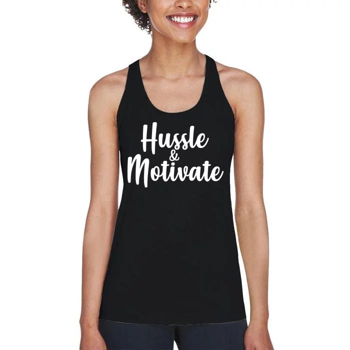 Hussle & Motivate Women's Racerback Tank