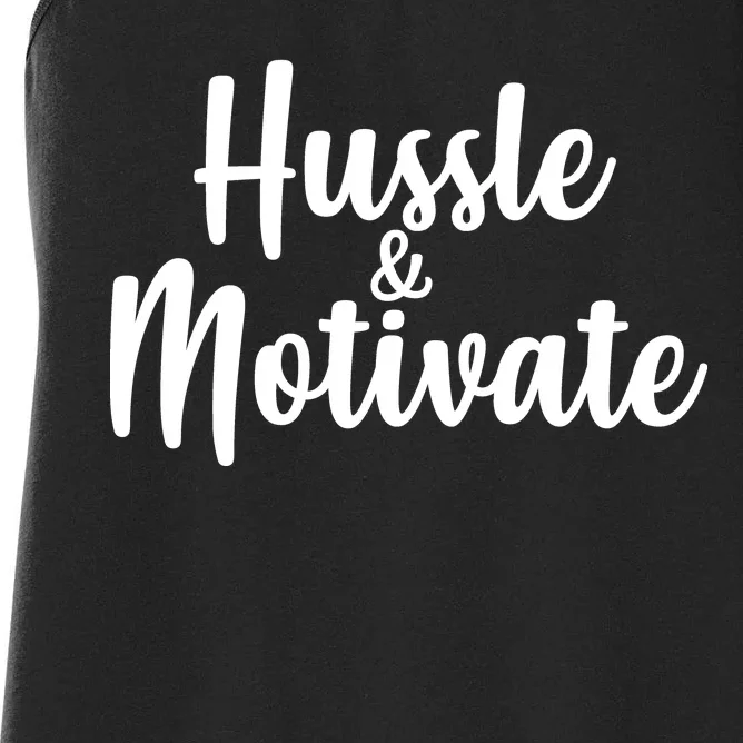 Hussle & Motivate Women's Racerback Tank