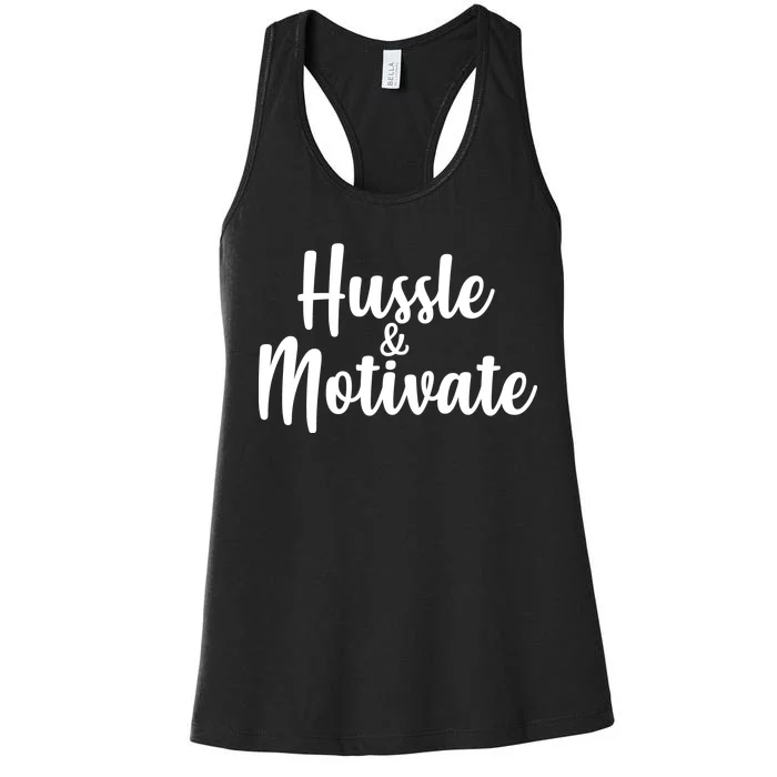 Hussle & Motivate Women's Racerback Tank