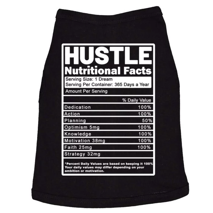 Hustle Nutrition Facts Values Doggie Tank