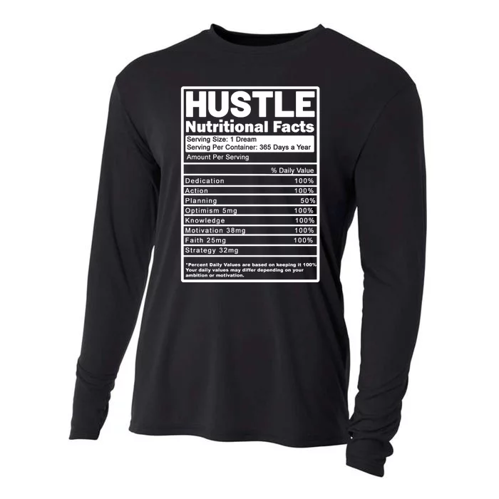 Hustle Nutrition Facts Values Cooling Performance Long Sleeve Crew