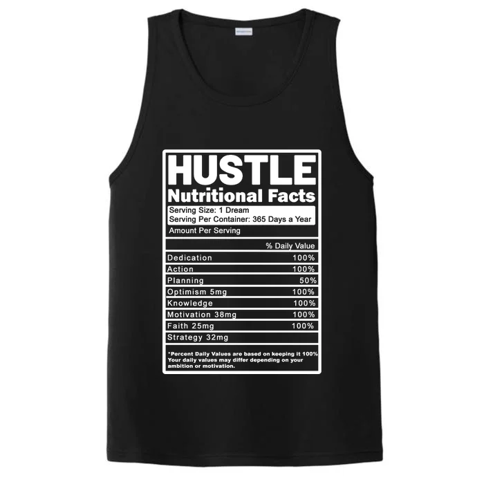 Hustle Nutrition Facts Values Performance Tank