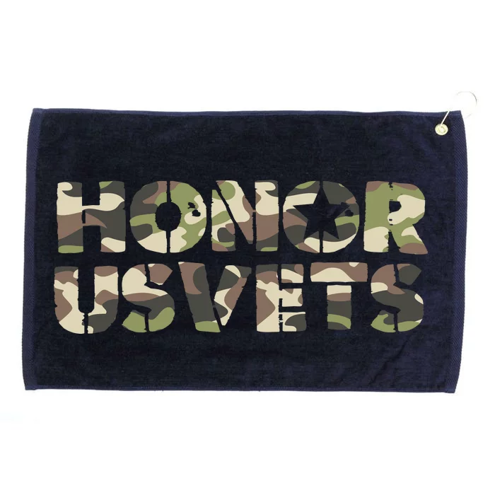 Honor Us Vets Grommeted Golf Towel