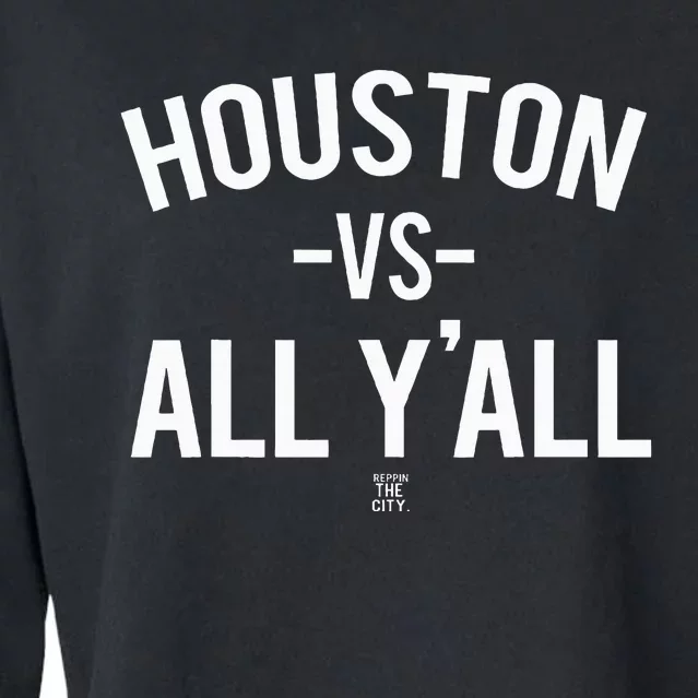 Houston Vs All Yall Cropped Pullover Crew