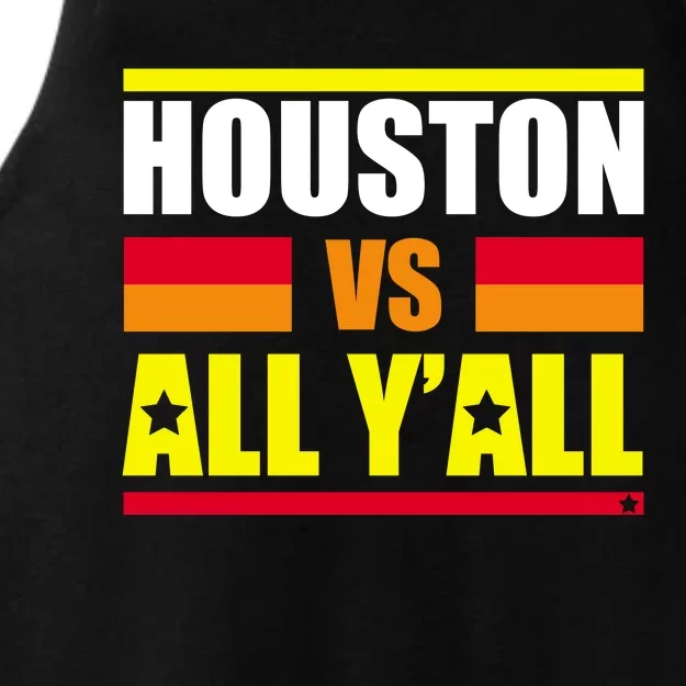 Houston Vs All Y'all Ladies Tri-Blend Wicking Tank